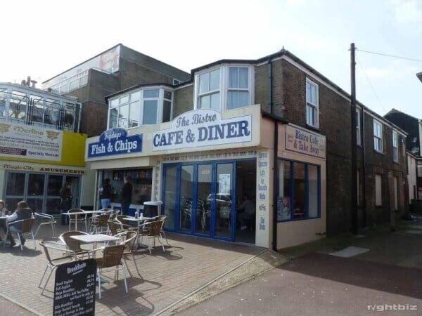 Cafe and chip in prime location - Great Yarmouth For sale £35,000.  12k pw Photo 1