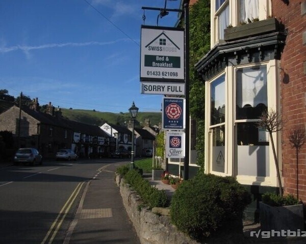 Lifestyle B&B in Derbyshire village For Sale Photo 1