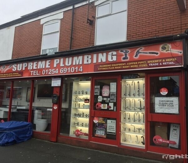 Plumbers Merchant for sale in Blackburn, in a prime location on a busy high street. Photo 1