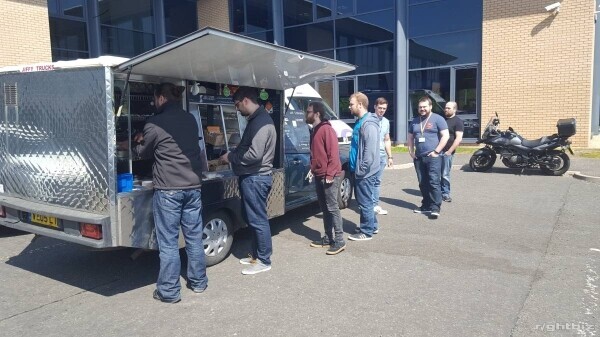 sandwich round, food truck, catering business, pick up jiffy van, food service, mobile shop, Photo 1