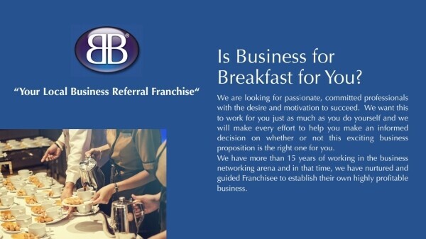 A Business For Breakfast Franchise Running High Earning Business Referral Networks in Manchester Photo 1