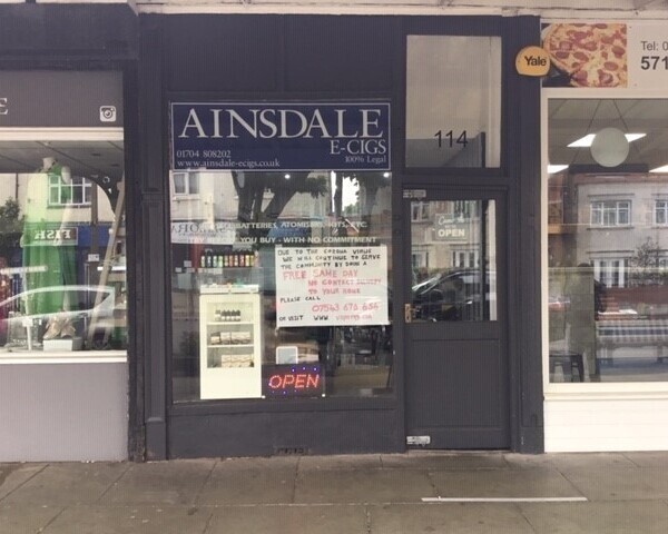 Electronic Cigarette Shop For Sale Southport Merseyside Photo 1
