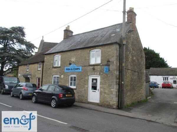 Fish & chip shop with s/c 2 bed flat, affluent Cotswolds village Photo 1