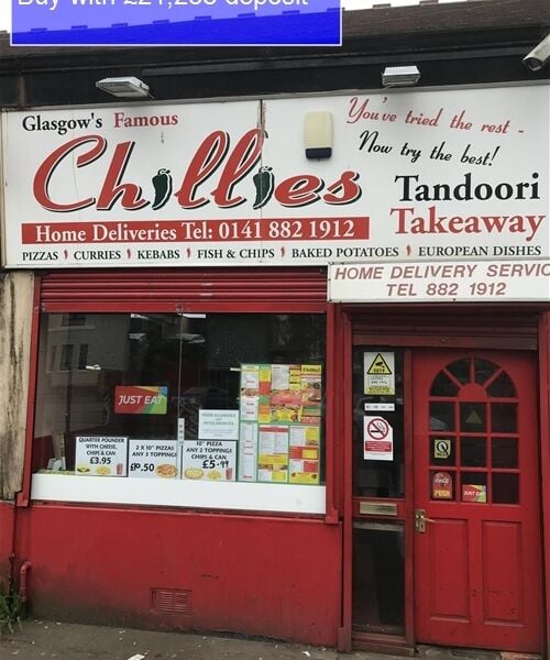 THRIVING FASTFOOD TAKEAWAY & DELIVERY OUTLET IN PAISLEY TOWN CENTRE