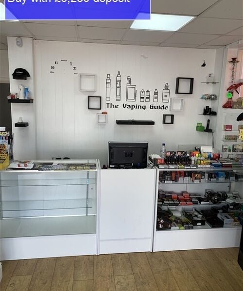 SMART RETAIL VAPE SHOP WITH A3 LICENCE IN LEICESTER SUBURB