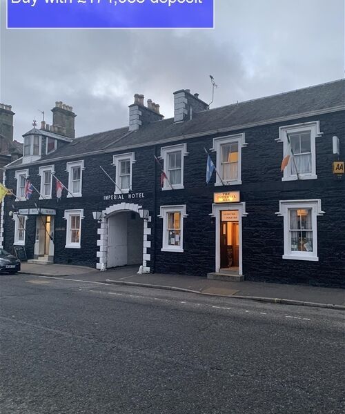 IMPRESSIVE FREEHOLD HOTEL/BAR & RESTAURANT IN CASTLE DOUGLAS TOWN CENTRE