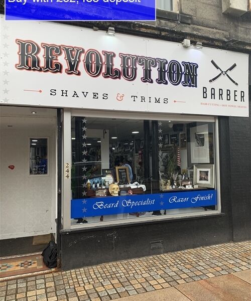 STYLISH GENTLEMENS HAIR SALON IN KIRKCALDY TOWN CENTRE
