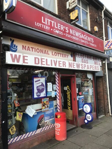 TRADITIONAL NEWSAGENT & GENERAL STORE IN LIVERPOOL SUBURB TRADITIONAL NEWSAGENT & GENERAL STORE IN LIVERPOOL SUBURB