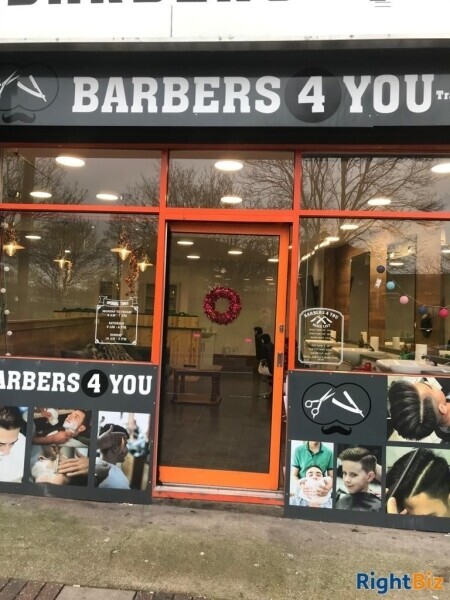 Leasehold barbershop at West Green Road N15 area in North London. Photo 1