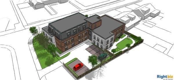 SITE OF A FORMER PUBLIC HOUSE ON AROUND ONE THIRD OF AN ACRE WITH POSITIVE PRE-APP FOR CONSTRUCTION Photo 1