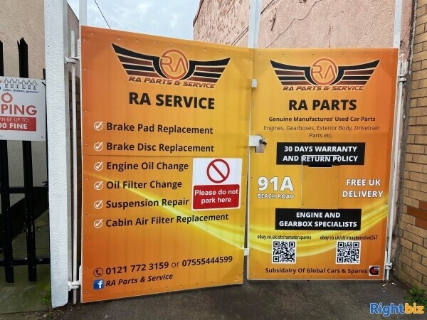 Well Established used car parts seller with car service Photo 1