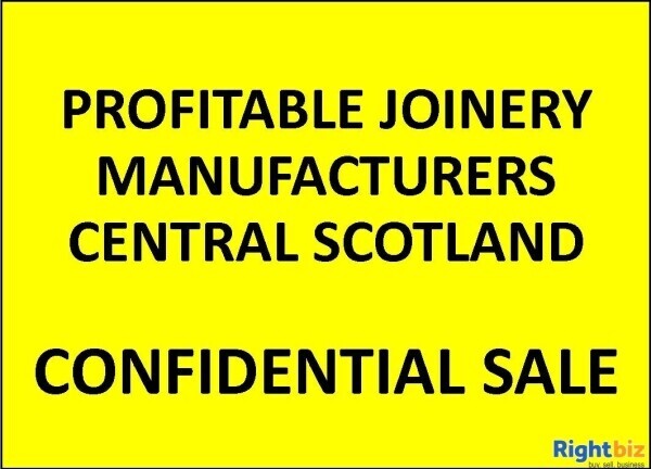 UNDER OFFER - Profitable Joinery Manufacturers, Central Scotland Photo 1