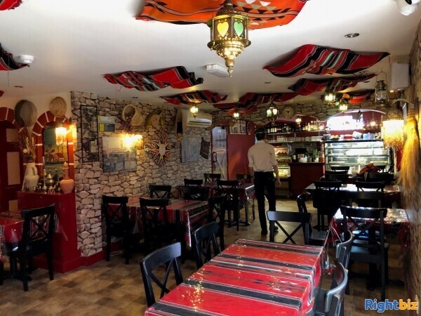 Middle Eastern Restaurant and Shisha Garden with a New Takeaway for Sale in Loughborough Town Centre Photo 1
