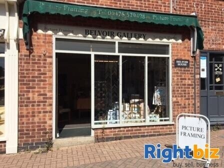 A Picture Framing Gallery in Grantham Town Centre, Lincolnshire ' For sale'. Photo 1