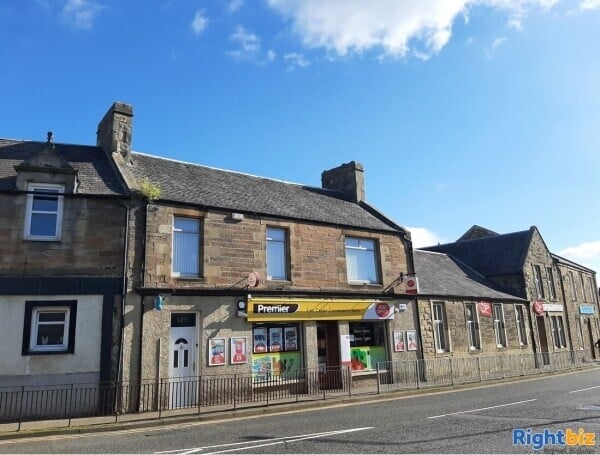 Busy convenience store, Post Office and spacious flat for sale in central Scotland Photo 1