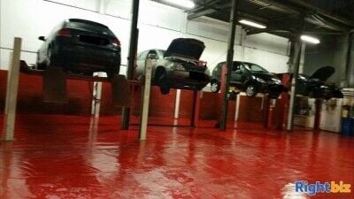 Motor garage with new lease