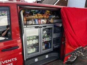 Mobile Coffee Van with established round for sale in Stockport