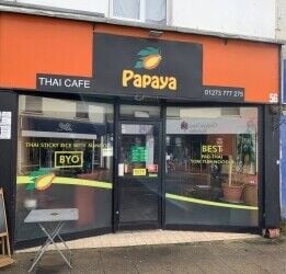 Thai café/restaurant for sale in busy George St, Hove.