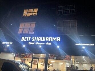Shawarma Kebab Shop for sale w 5 large Bedroom Flat with potential to make one more shop