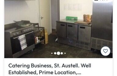 Cornwall Catering business for sale