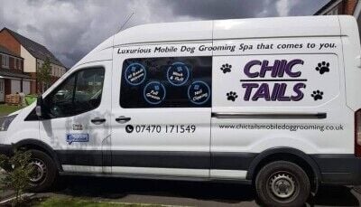 Luxury Mobile Dog Grooming Business for sale in Rainhill, Merseyside with strong digital presence