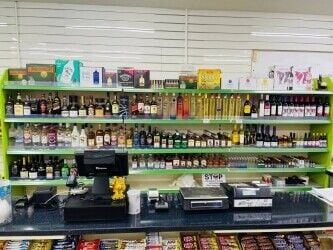 Off-license, mini grocery shop Off-license, mini grocery shop