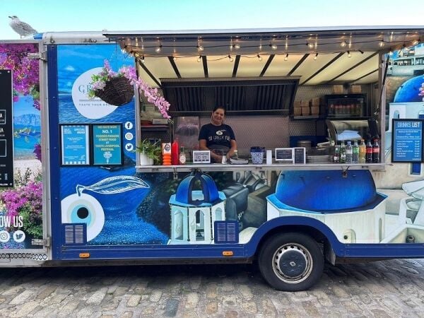 Greek food truck for sale