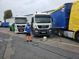 Mobile HGV jet wash service based in Leicester Mobile HGV jet wash service based in Leicester