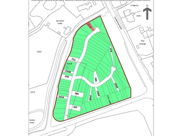 Land in plots for sale near London M25 (this listing is for one plot only) Plot 261A