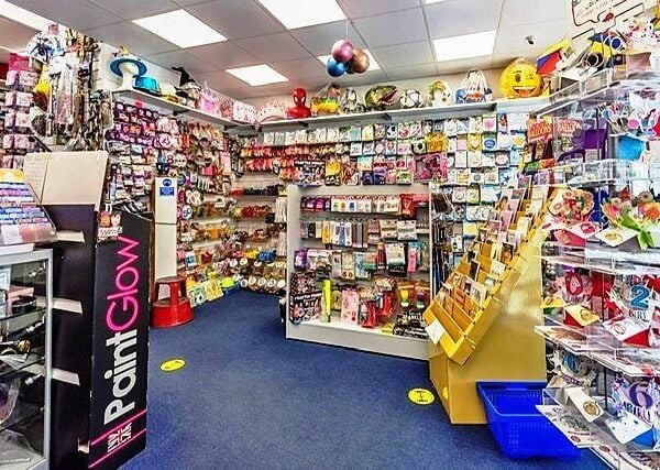 Party Shop Including Fancy Dress, Balloons, Partyware & Greeting Cards for Sale Party Shop Including Fancy Dress, Balloons, Partyware & Greeting Cards for Sale