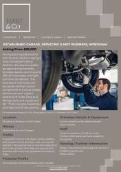 ESTABLISHED GARAGE, SERVICING & MOT BUSINESS, WREXHAM Photo 1