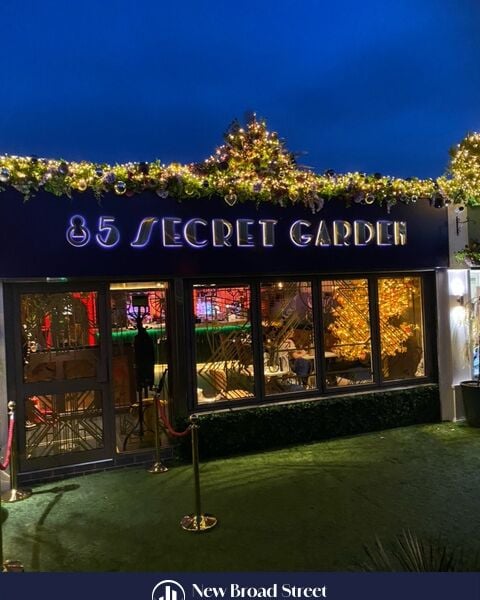 85 Secret Garden is an Award Winning Restaurant & Cocktail Bar