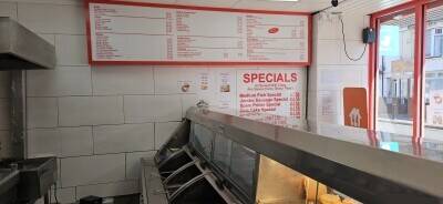 Fish and chips with newly Granted alcohol licence and Living Accommodation