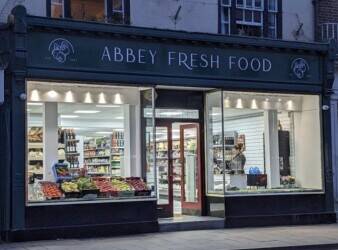 International Supermarket including fresh vegetables and meat counter