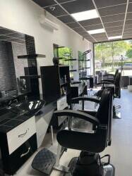 Barber shop lease up for sale fully equipped ready to go 