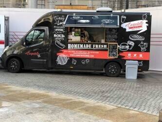 Versatile catering van for sale in East London