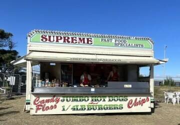 Catering pitch and Catering trailer for sale in established for over seven years on the same site good footfall
