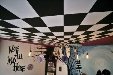 Quirky Mad Hatters style tea room in Dudley