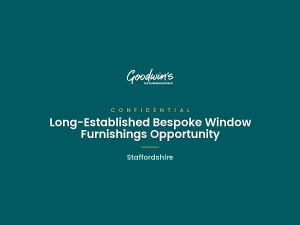 Long-Established Bespoke Window Furnishings Business, Staffordshire