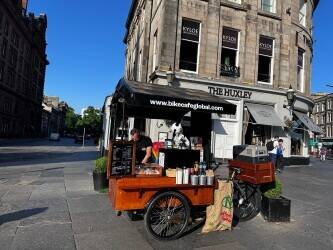 Unique Bike Cafe, previously operated in West End of Edinburgh/at selected events (ref 1743)