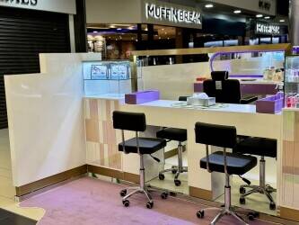 Beauty kiosk for sale in shopping centre