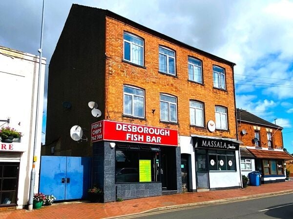 Freehold Fish & Chip Takeaway Located in Desborough, Kettering