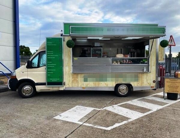 Bespoke Catering Van specialising In Burgers And Wraps With Established Pitch - Rent Only £700 Pawith Licence for Sale Bespoke Catering Van specialising In Burgers And Wraps With Established Pitch - Rent Only £700 Pawith Licence for Sale