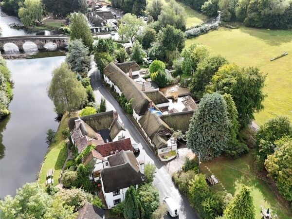 Historic Riverside Thatched Inn Reimagined as a Private Retreat For Sale in Tiverton Historic Riverside Thatched Inn Reimagined as a Private Retreat For Sale in Tiverton