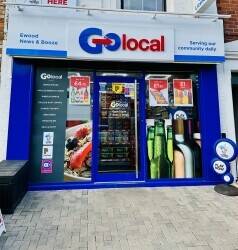 Symbol Fascia Convenience Store Opposite Busy Football Stadium Photo 2