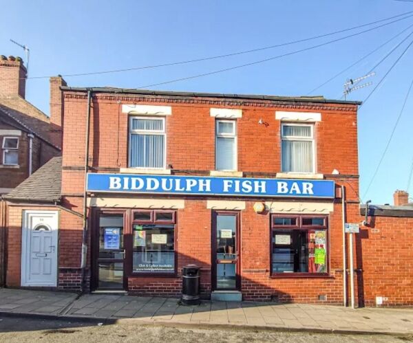 Leasehold Or Freehold Fish & Chip Takeaway Located In Biddulph, Stoke-on-Trent