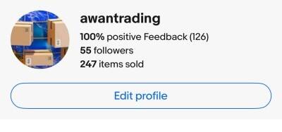 Ebay online shop with 126 (100%) positive feedback and approved financing Ebay online shop with 126 (100%) positive feedback and approved financing