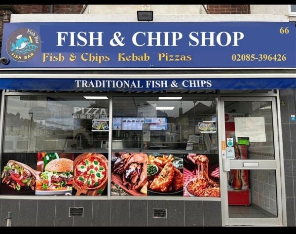 Modern purpose-built fish & chip shop, Birmingham
