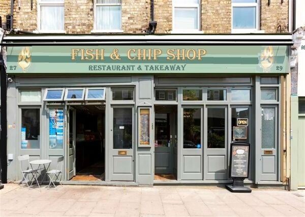 Well established Fish & chip shop with let rooms above producing £42,000 annual rent income in East