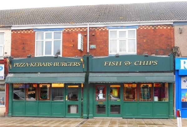 Refurbished fish & chip shop, prime Scunthorpe high street